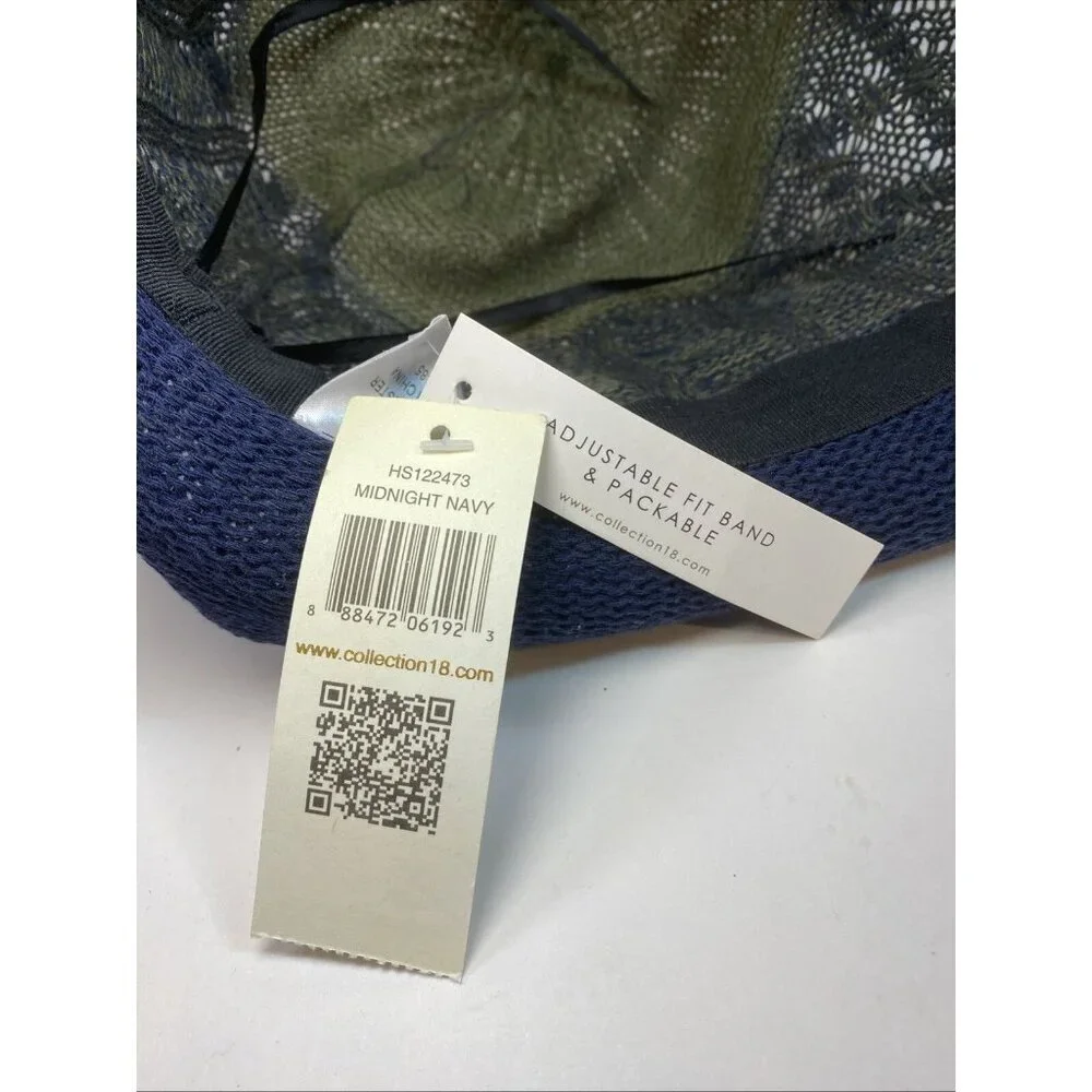 Men's Collection 18 Hat Small/Medium‎ Midnight Navy ~ New